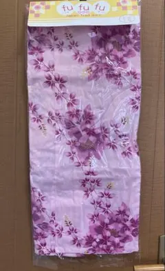 新品未使用 浴衣 単品 花柄 ピンク色 フリーサイズ