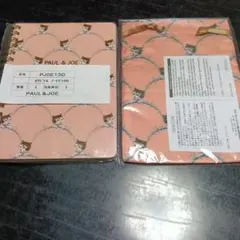 PAUL & JOE 猫柄オリジナルノートブック＆ミニ巾着