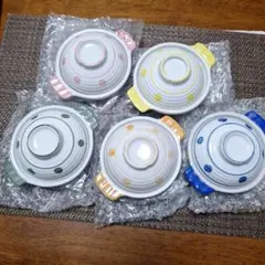 新品未使用☆長期自宅保管品ミニ土鍋☆薬味皿☆5セットのサムネイル