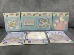 一番くじすみっコぐらしH賞巾着コレクション3点I賞ペーパーコレクション4点計7点