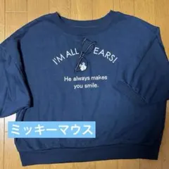 Disney ディズニー スウェット ネイビー L ミッキーマウス