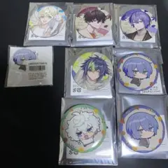 にじさんじ まねきねこ 秋日和 缶バッジ コロコロミニアクリルスタンド 8点