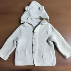 GAPフードつきカーディガン