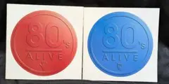 80's ALIVE（洋楽） 　レッド/ブルー　　2枚