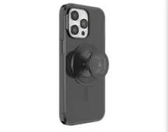 PopSockets iPhone15ProMaxケース ブラック　黒