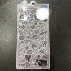 【正規品】ボンボンドロップシール　しろくろボンボン　うさぎ　モノクロ