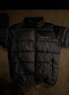 【美品】Columbia ネイビー ダウンジャケット