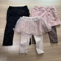 プティマイン　80サイズ　ズボン3点セット