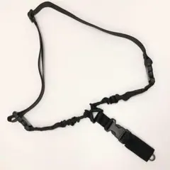 在庫処分価格　黒　ワンタッチスリング　タクティカル　サバゲー　タクティカル