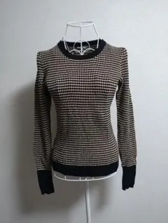 ZARA総柄ニット　L フォロー割り引き有り