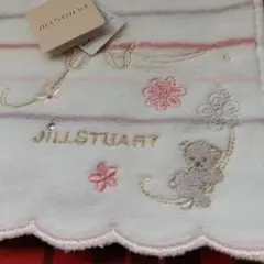 大人かわいい(*≧з≦)JILLSTUART ストライプ タオルハンカチ