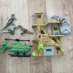 恐竜フィギュア＆ジュラシックワールドセット