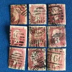 使用済切手　1枚セット ペニーBLACK,1ペニーブル、10 ペニーレッド 2026年最新】切手 ペニーブラックの人気アイテム - メルカリ