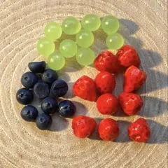 ミニチュア フルーツセットミニチュアスイーツ クレイケーキに 樹脂粘土