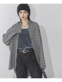 jeanasis アソートチェックシャツLS グレー系その他