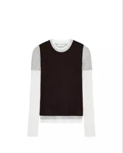 ZARAロングスリーブトリプルエフェクトTシャツ