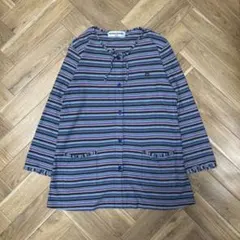 【クリスマス特別セール‼️】ボーダー柄 ロングカーデ Mサイズ 羽織り トップス