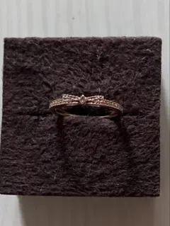 ノジェス　agete K10 ダイヤモンドリング