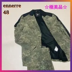 ☆レア☆ ennerre エネーレ セットアップ ナイロン 総柄 50