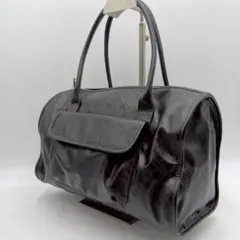 美品✨ ゲラルディーニ ボストンバッグ ソフティ レザー ブラック