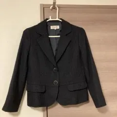 SOUP レディース　9号　フォーマル　ツイード　ラメ　ジャケットのみ　紺