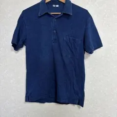 UNIQLO インディゴネイビー　ポロシャツ　Sサイズ　ユニクロU