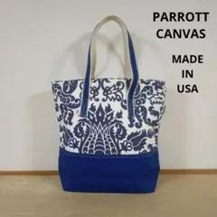USA製 PARROTT CANVAS ボタニカル柄 別注帆布トートバッグのサムネイル