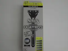 Schick クアトロ5　チタニウム　メンズ　髭剃り　Mオ-088のサムネイル