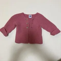 プチバトー　ニットカーディガン　6m 67cm