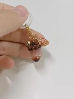 レジン　アンブレラマーカー　どんぐり　No.20