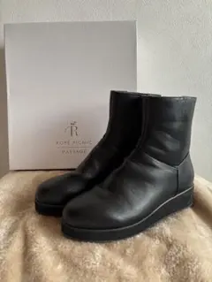 ROPE' PICNIC ショートブーツ 黒