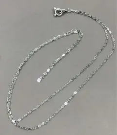 PT850プラチナスクエアネックレス 2連35cm＋2連ブレス16cmペダル 