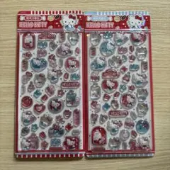 【海外限定品】ハローキティ ボンボンドロップシール 2点セット