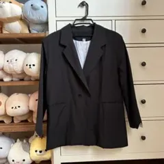 SALE》ジャケット アウター テーラードジャケット ブラック フリーサイズ