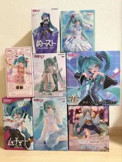 箱入未開封/匿名配送】初音ミク フィギュア 8点セット まとめ売り