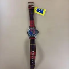 NAF NAF 腕時計 チェック柄ベルト