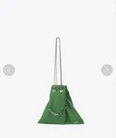 PURSE BALL ビゴター　限定色 グリーン 巾着のサムネイル