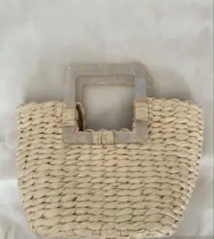 NICE CLAUP かごバッグ