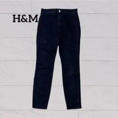 H&M エイチアンドエム スキニー ハイウエスト アンクル デニム 27