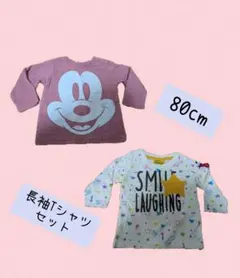 80cm　長袖Tシャツ　Tシャツ　セット　まとめ