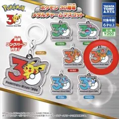 ポケモン30周年 メタルチャームマスコット　リザードン