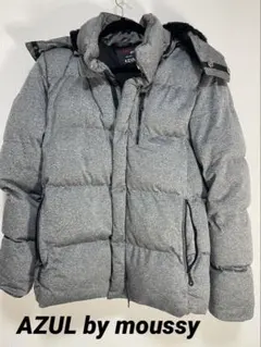 AZUL by moussy グレー ダウンジャケットＬサイズ