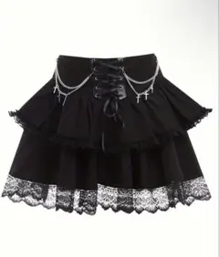 corded frill skirt mini THEREDTHREAD - メルカリ