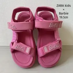 ZARA kids Barbie テクニカルサンダル ベルト 厚底 19.6㎝のサムネイル