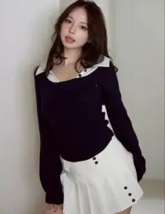 andmary Adel peplum knit tops - メルカリ