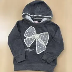 メゾピアノ　トレーナー　フード付き110 長袖