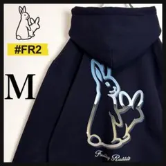 【超美品】FR2 メタリック ビッグロゴパーカー ネイビー 入手困難 即完売品