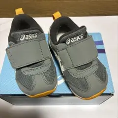 asics ベビーシューズ グレー ベルクロ13.5センチ