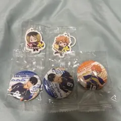 くら寿司 ハイキュー 研磨 日向 めじるしチャーム　缶バッジ