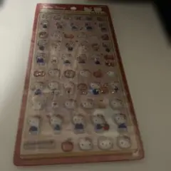 ハローキティ⭐︎ボンボンドロップシール⭐︎ミニ⭐︎レッド